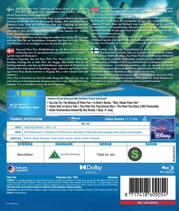 Peter Pan (Blu-ray)