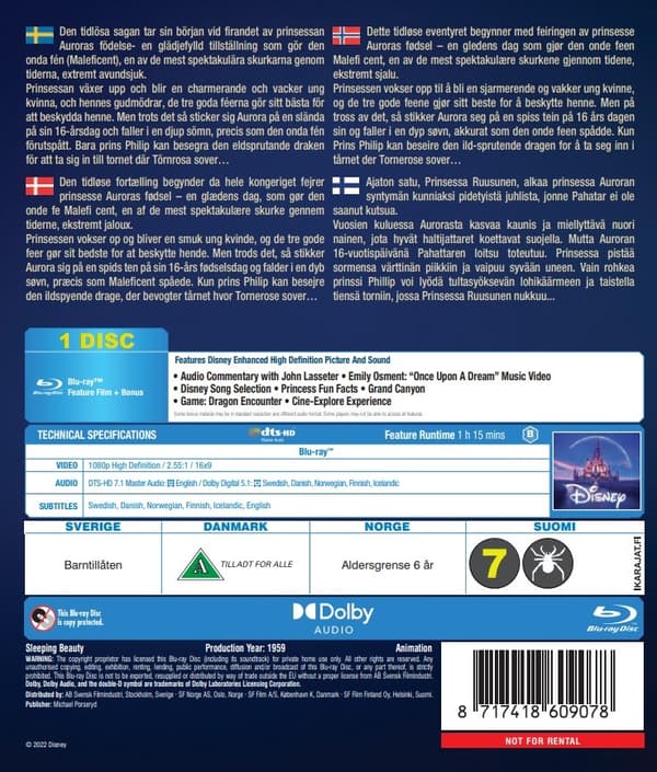 Prinsessa Ruusunen (Blu-ray)