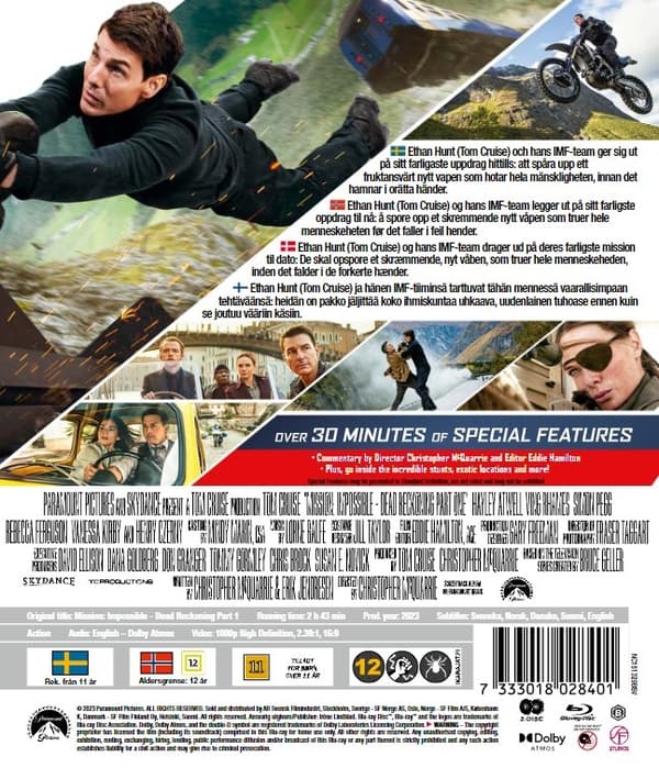 Mission: Impossible - Dead Reckoning Part One (Blu-ray)
