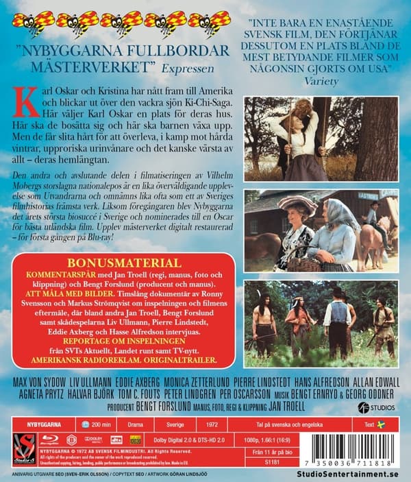 Nybyggarna (Blu-ray)