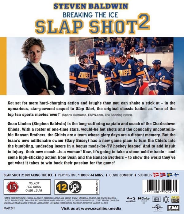 Slap Shot 2: Breaking The Ice (Blu-ray)
