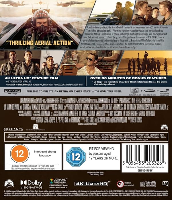 Top Gun: Maverick (4K Ultra HD) (Import)