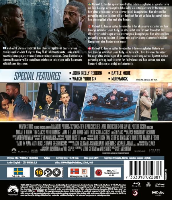 Without Remorse (Blu-ray)