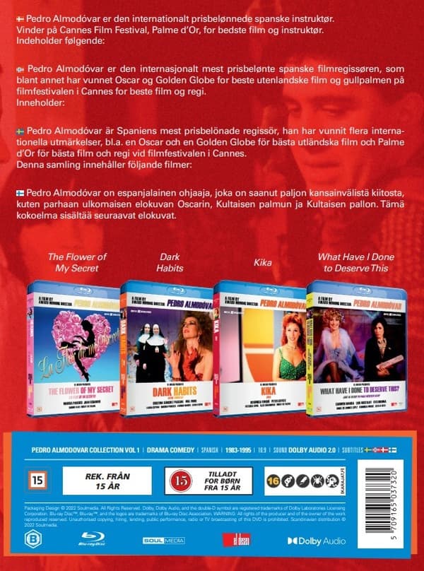 Pedro Almodovar Collection: Vol: 1 (Blu-ray)