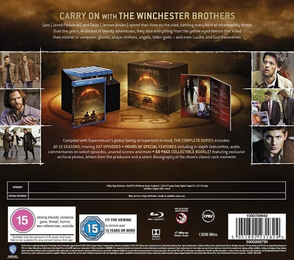 Supernatural: The Complete Series (Blu-ray) (58 disc) (Import)