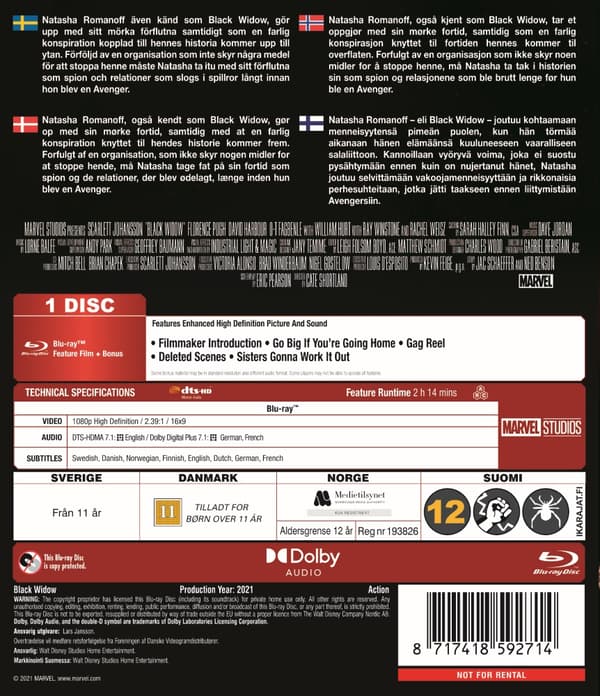 Black Widow (Blu-ray)