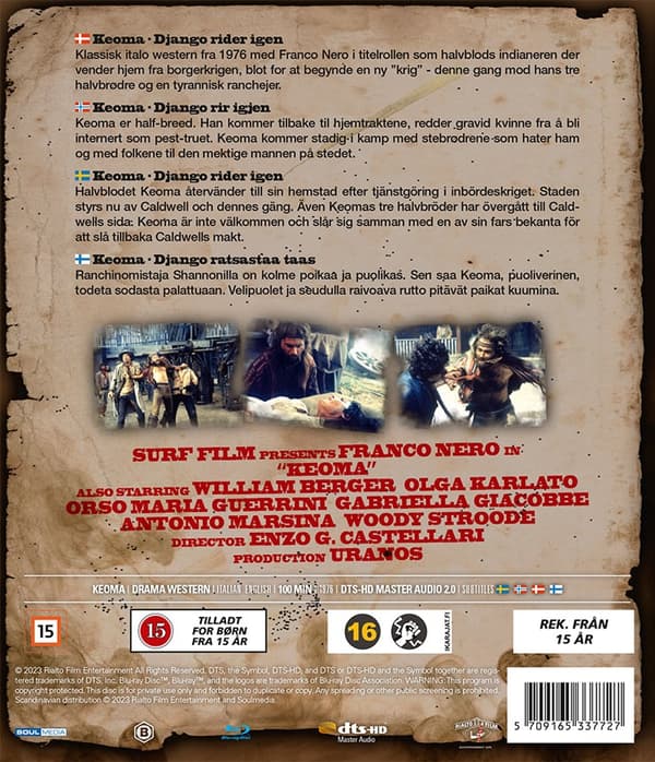 Keoma -  Django Rides Again (Blu-ray)
