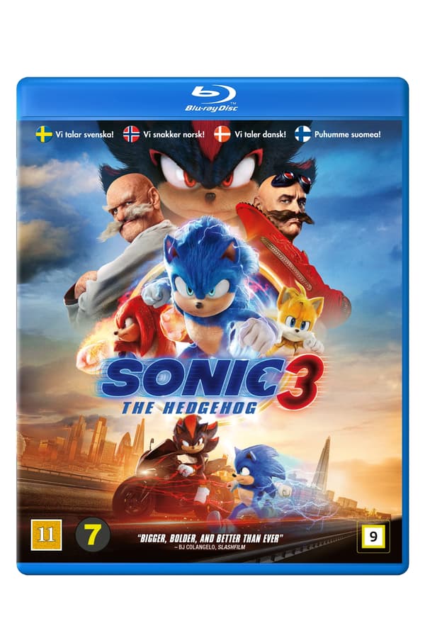 Sonic The Hedgehog 3 (Blu-ray)