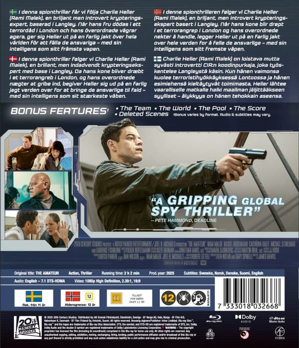 The Amateur (Blu-ray)