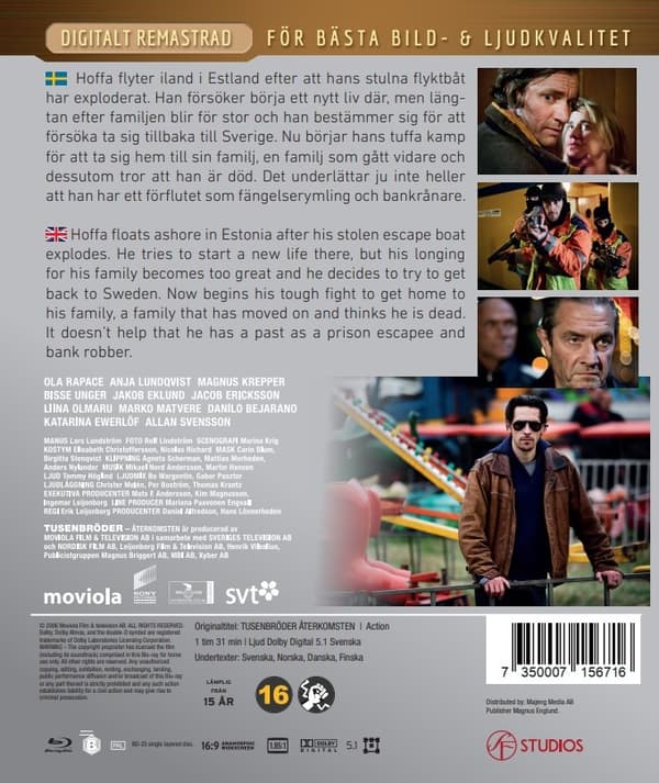 Tusenbröder Återkomsten - Biofilmen (Blu-ray)
