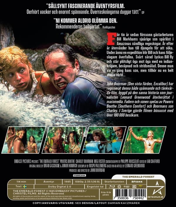 Amazonas: Smaragdskogen (Blu-ray)