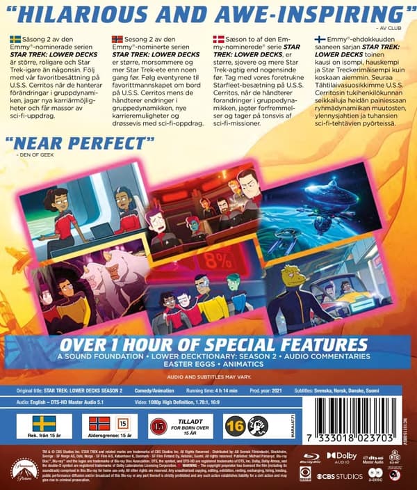 Star Trek: Lower Decks - Säsong 2 (Blu-ray)