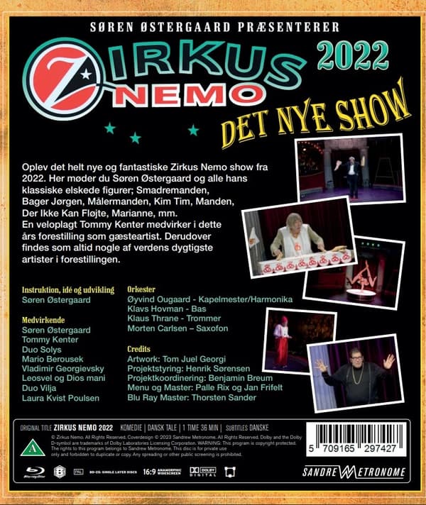 Zirkus Nemo 22 - Ud I Universet (Blu-ray)