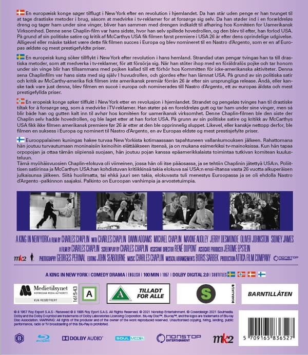 A King In New York (Blu-ray)