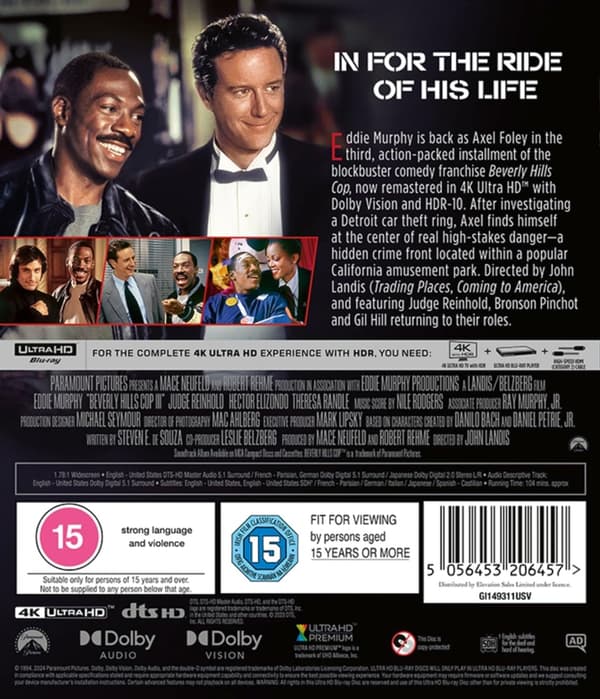 Beverly Hills Cop III (4K Ultra HD) (Import)