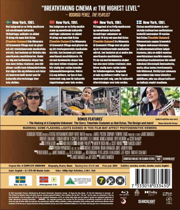 A Complete Unknown (Blu-ray)