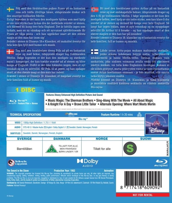 Svärdet i stenen (Blu-ray)