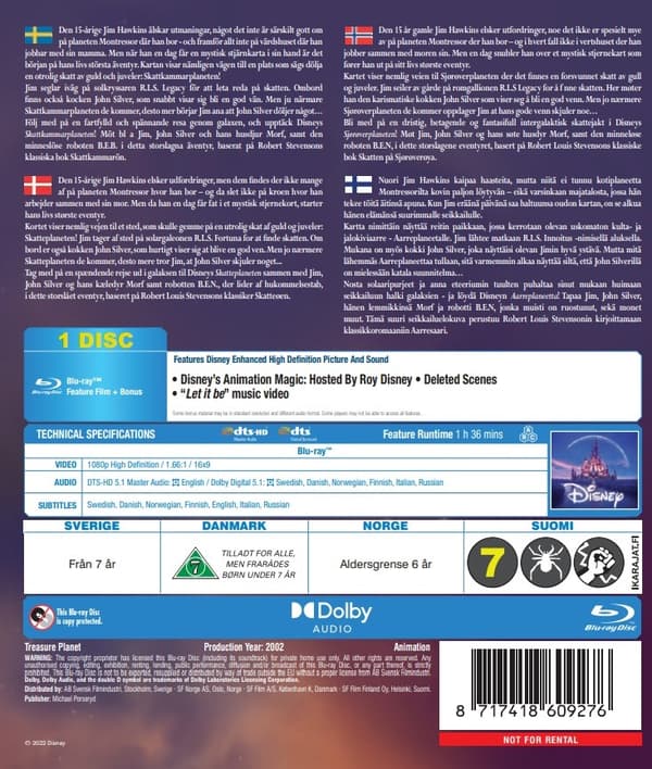 Sjørøverplaneten (Blu-ray)