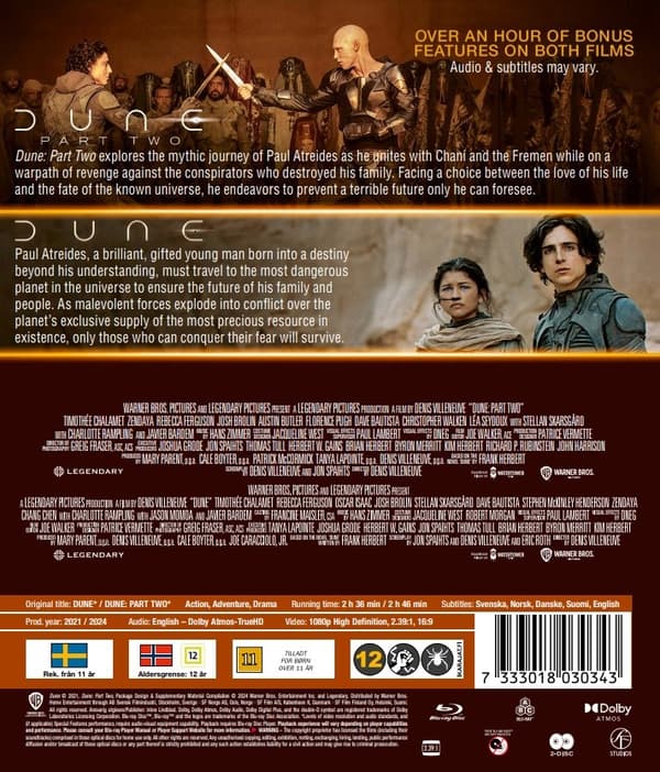 Dune: Part One & Two (Blu-ray)