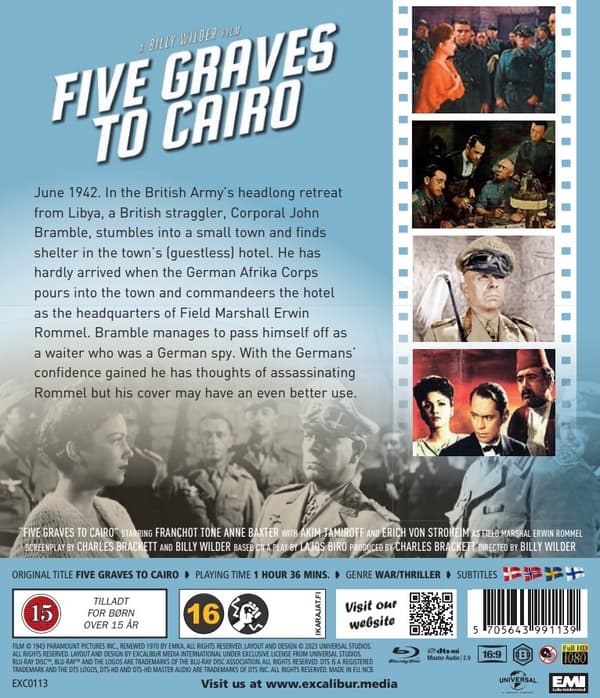 Five Graves to Cairo (Blu-ray)