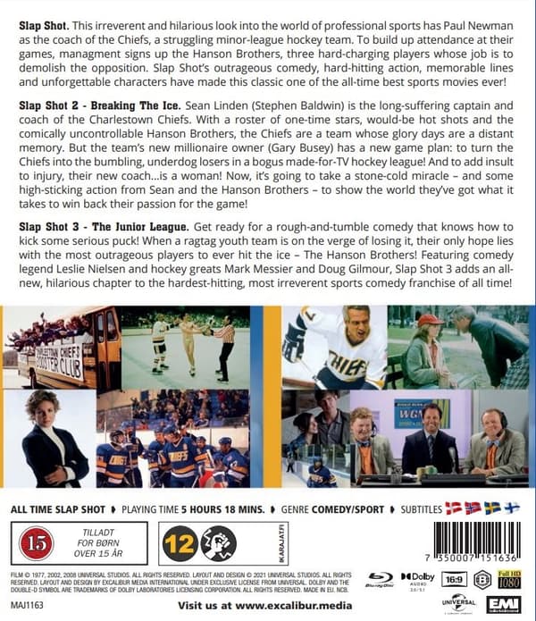 Hockey Time - All Time Slap Shot (Blu-ray) (3 disc)