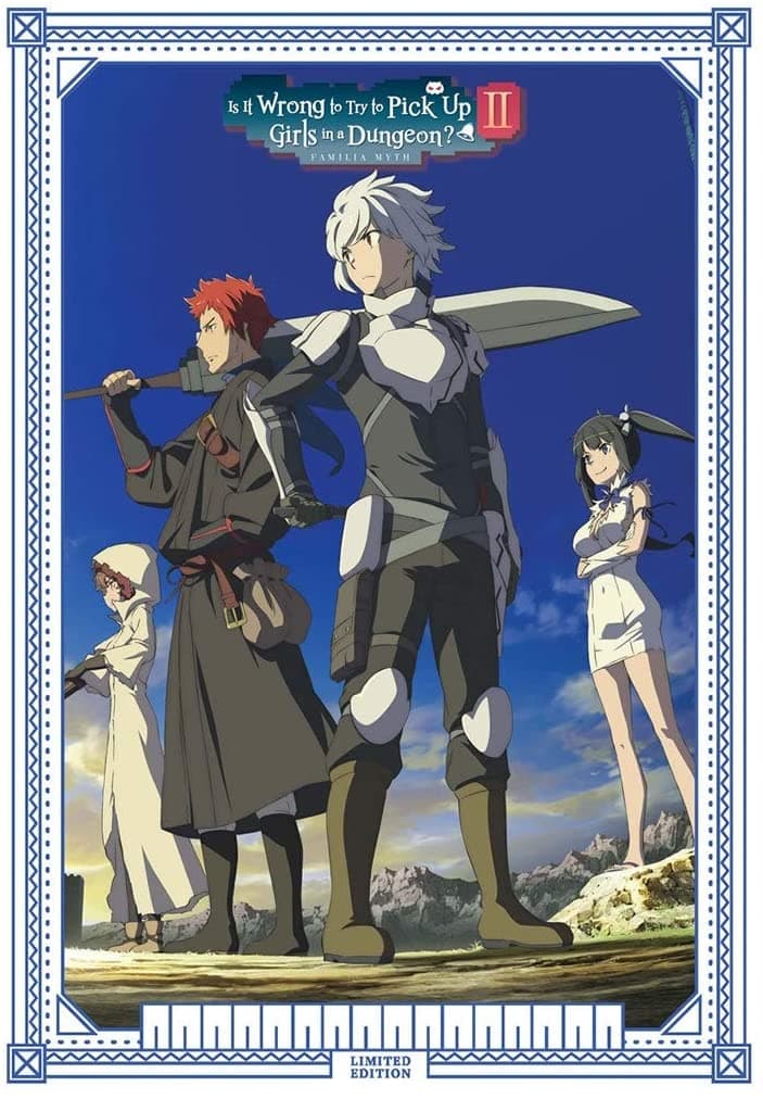 Is It Wrong to Try to Pick Up Girls in a Dungeon?: Season 2 (Blu-ray) (5 disc) (Import)