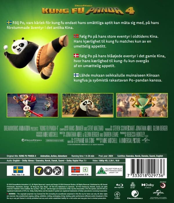 Kung Fu Panda 4 (Blu-ray)
