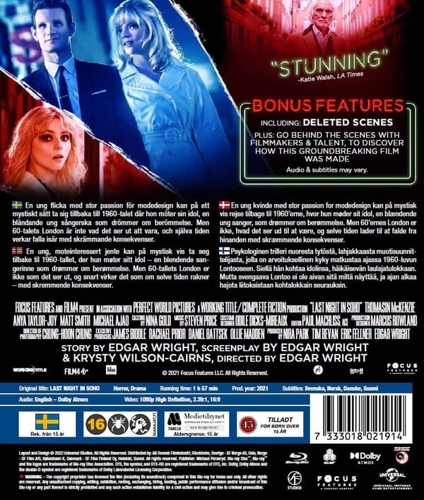 Last Night In Soho (Blu-ray)