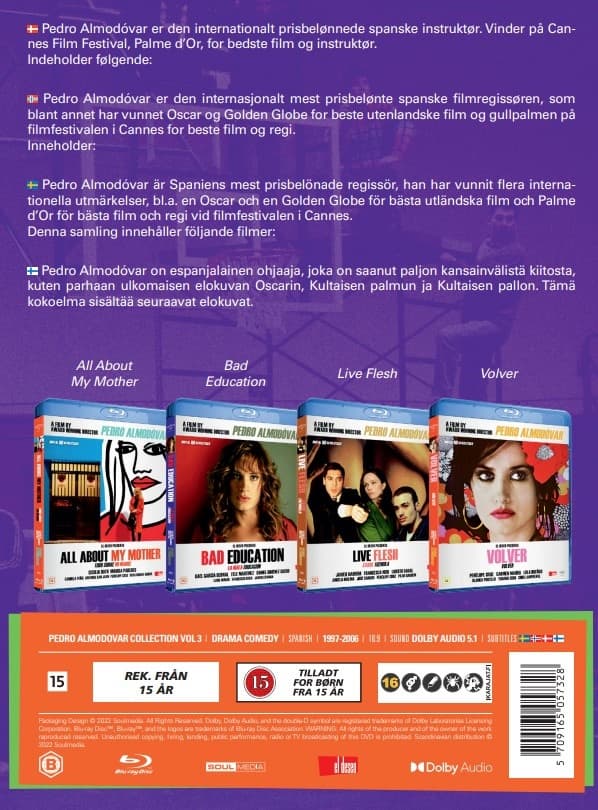 Pedro Almodovar Collection: Vol: 3 (Blu-ray)