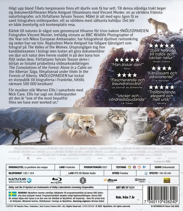 Snöleoparden (Blu-ray)