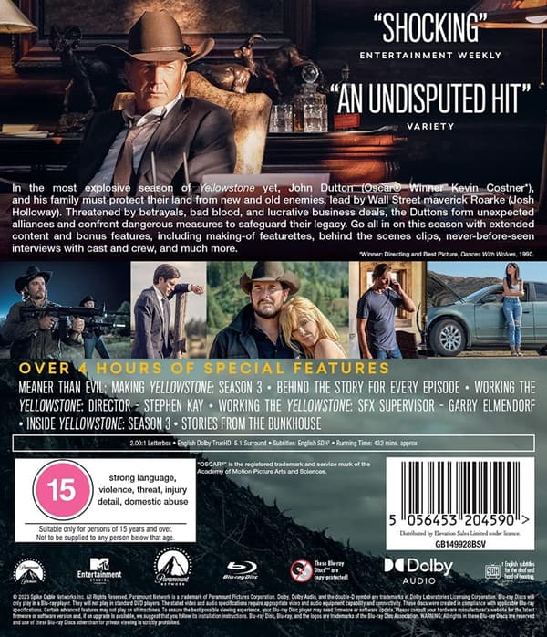 Yellowstone - Season 3 (Blu-ray) (Import)