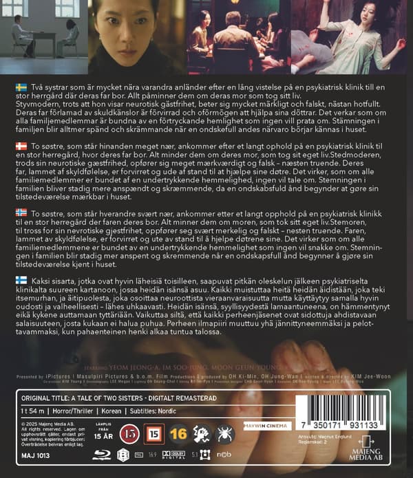 A Tale Of Two Sisters Bd - Digitalt Remastrad (Blu-ray)