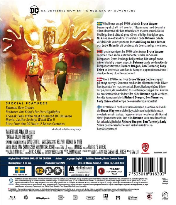 Batman: Soul Of The Dragon (Blu-ray)