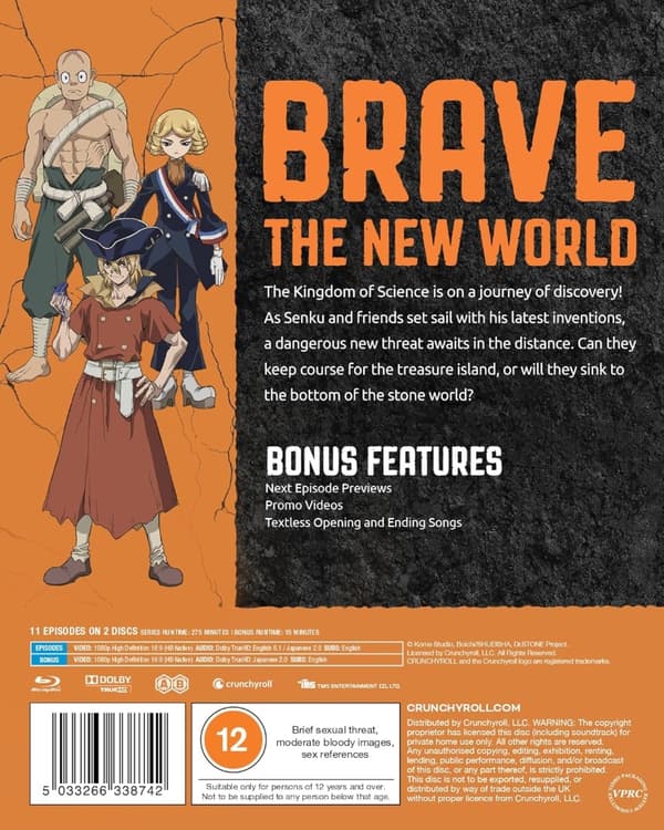 Dr. Stone: Season 3 - Part 1 (Blu-ray) (2 disc) (Import)