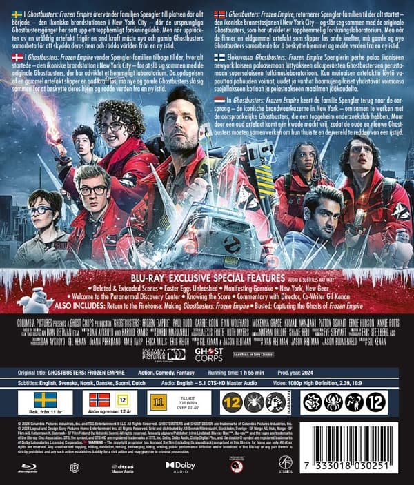 Ghostbusters: Frozen Empire (Blu-ray)