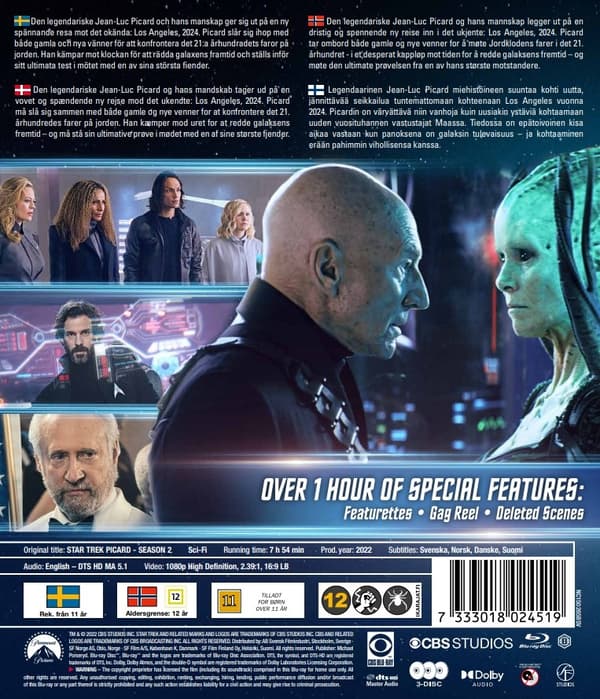 Star Trek Picard - Kausi 2 (Blu-ray)