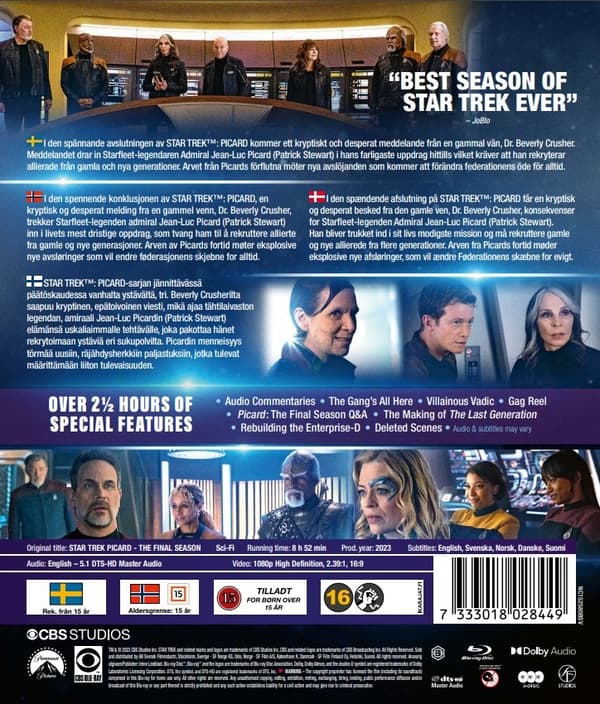 Star Trek Picard - Sæson 3 (Blu-ray)