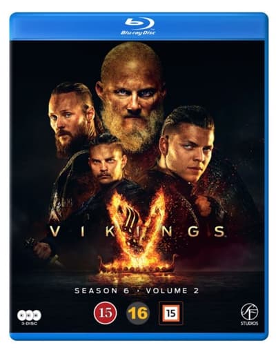 Vikings - Sæson 6: Vol 2 (Blu-ray) (3 disc)