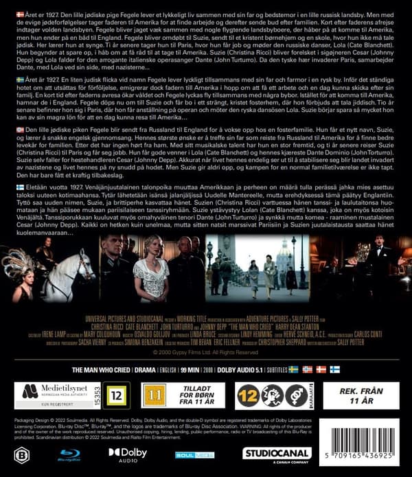 The Man Who Cried (Blu-ray)