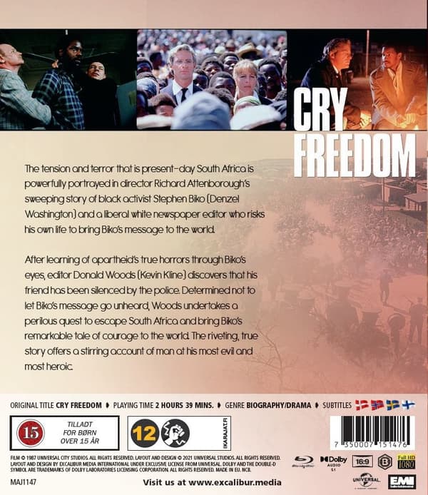 Cry Freedom (Blu-ray)