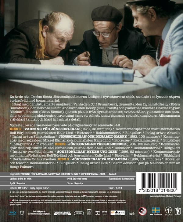 Jönssonligan - Box (Blu-ray) (3 disc)
