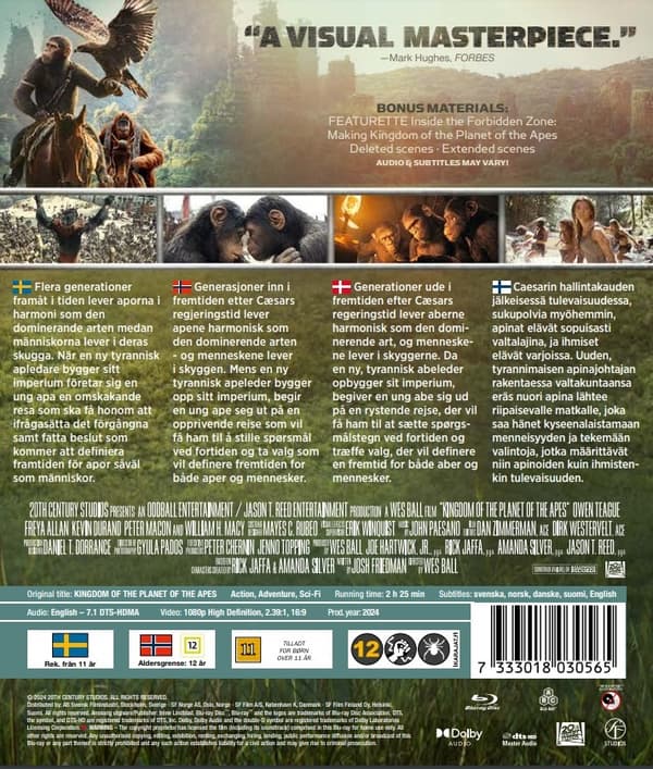 Kingdom of the Planet of the Apes (Blu-ray)