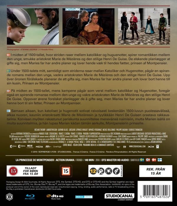 La Princesse De Montepensier (Blu-ray)