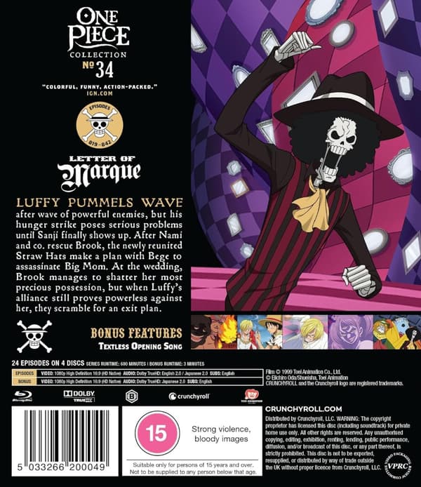 One Piece - Collection 34 (Blu-ray) (Import)