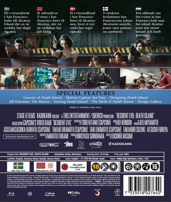 Resident Evil: Death Island (Blu-ray)