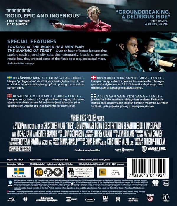 Tenet (Blu-ray)