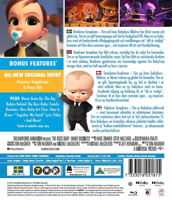 The Boss Baby: Perhebisnes (Blu-ray)