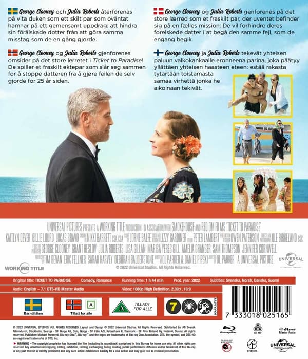 Ticket to Paradise (Blu-ray)