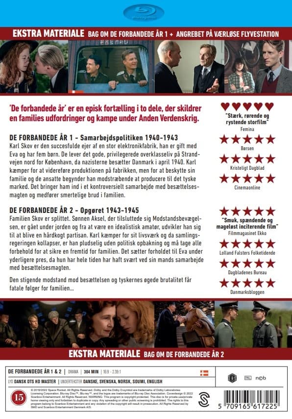 De Forbandede År 1+2 (Blu-ray)