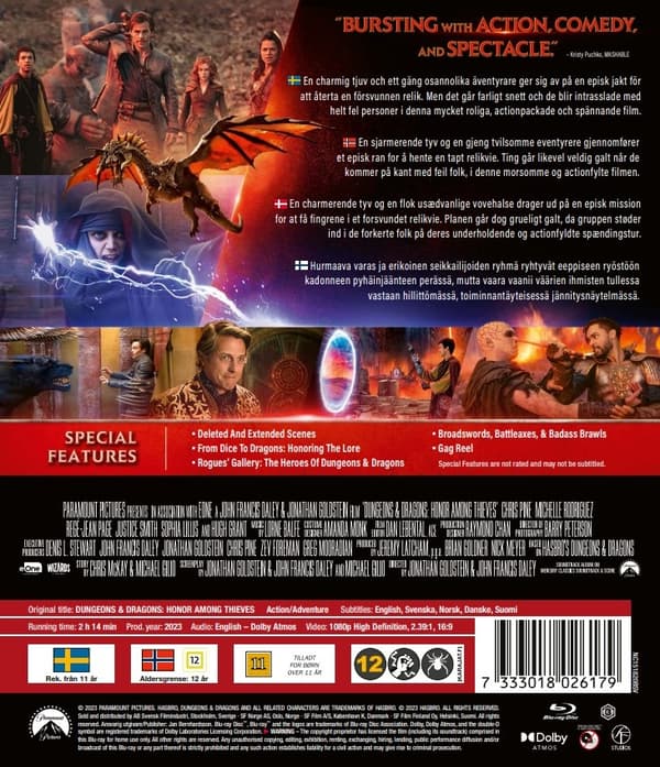 Dungeons & Dragons: Honor Among Thieves (Blu-ray)